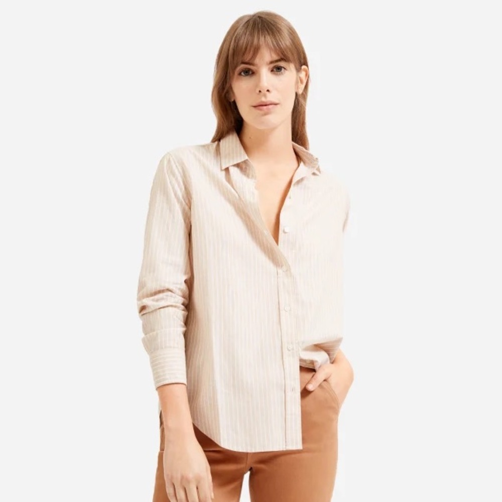 Everlane Silky Cotton Relaxed Shirt - 00
